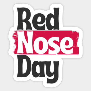 Red nose day Sticker